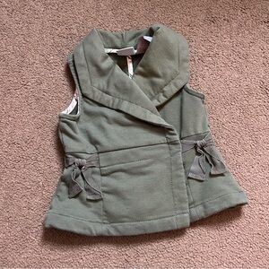 Tahari Olive Green Baby Vest size 12 Months